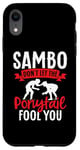 iPhone XR Sambo Girl Female Wrestler Training Sambo Wrestling Case