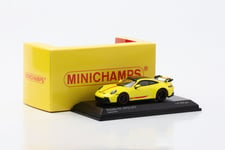 1:64 Porsche 911 992 GT3 2021 Course Yellow Minichamps 64 Diecast