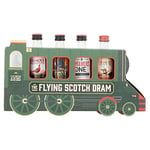 The Flying Scotch Dram Whisky Train Gift Box. Includes 4 Dram Famous Grouse Whiskies. Novelty Gift Set by Blue Tree