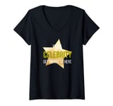 Womens I'm a celebrity V-Neck T-Shirt