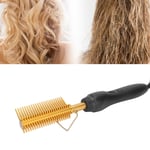 (UK Plug)Electric Heating Comb WetDry Straightening Curling Hot Brush Hair