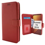 New Standcase Wallet Huawei Y6 2019 (Röd)