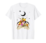 Bumblebee Wildflower Moon and Stars Save The Bees T-Shirt