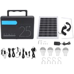 Jeffergarden - Centrale électrique portable 12 v, générateur solaire, panneau solaire, alimentation mobile pour éclairage extérieur, chargement de