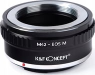 Kf Adapter K&F Concept Do Canon Eos M Ef-M Na M42 / Kf06.137