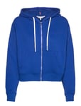 Reg Hilfiger Fr-Terry Zip Hoodie Blue Tommy Hilfiger