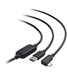 Usb-C Câble Actif Noir Pour Casque Vr Oculus Quest 2 Câble Actif Usb-A Vers Usb-C En Noir 5 Mètres Substitut Du Câble Oculus Link[CAB130078]