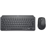 Logitech Business Keyboard and Mouse Wireless QWERTY with bluetooth Graphite 920-011060