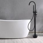 Robinet mitigeur de baignoire sur pied BAGNO noir mat