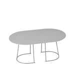 Muuto - Airy Coffee Table Medium Grey - Nanolaminate - Soffbord - Cecilie Manz - Grå - Metall/Trä