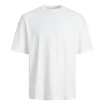 JACK & JONES Jjebradley SS Noos Styd Pls T-Shirt, Blanc, 7XL Hommes