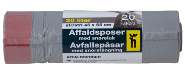 Avfallspåsar med snöre 20-pack