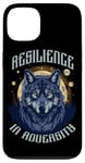 Coque pour iPhone 13 Resilience In Adversity Citation Spirit Animal Wolf Pack