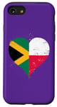 iPhone SE (2020) / 7 / 8 Vintage Flag in Heart for Jamaica Poland A Jamaican Polish Case