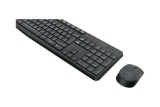 Logitech MK235 - tastatur og mus-sæt - QWERTZ - slovakisk Indgangsudstyr