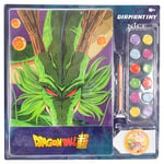 DIAMANTINY - Dragon Ball, Battle Shenron - Kit de création de mosaïque avec pierres précieuses 3D, 1 cadre