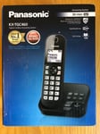 Panasonic KX-TGC460 Cordless Phone with Answering Machine, Call Blocker - Single