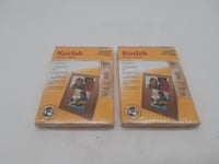 2 Packs Of KODAK Photo Paper Gloss 60 Sheets 10 x 15 cm Instant Dry - NEW