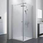 Elana 8 Paroi fixe pour Porte pivotante et Porte pivo-pliante version droite 80 cm