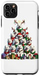 Coque pour iPhone 11 Pro Max Christmas Tree Samoyed Dog Sammies