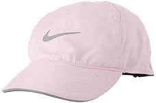 Nike W NK FTHLT Cap Run Chapeau Femme, Pink Foam/Reflective Silv, FR : Taille Unique (Taille Fabricant : MISC)