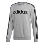 Adidas E 3S Crew FL Sweatshirt - Medium Grey Heather, XXX-Large