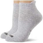 PUMA Women's Puma Women's Sneaker - Trainer (2 Pack) Socks, Grey Melange, 8-Jun UK