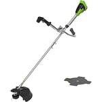 Greenworks GD40BCB Débroussailleuse à Batterie avec Moteur Sans Balai, Harnais, Poignée Guidon, Largeur de Coupe 40 cm, Fil en Nylon 2 mm ou Lame 25 cm, SANS Batterie 40V ni Chargeur, Garantie 3 Ans