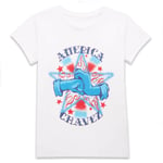 Marvel Dr Strange America Chavez Fists Women's T-Shirt - White - 4XL