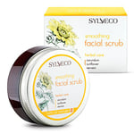 SYLVECO Exfoliant lissant pour le visage pour femme et homme - Exfoliant pour les peaux sèches, matures et fatiguées - Cosmétique naturel végétalien - Taille : 85 g.