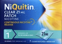 NiQuitin Clear Nicotine Pre-Quit 21 mg - 7  Patches | Step 1