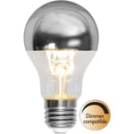 Dimbar LED-lampa sockel E27 silver top coat 4.8W (50 W)