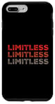 iPhone 7 Plus/8 Plus One Word Funny Text Design Of Limitless Quotes Case