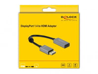 Adap Delock Compatible Aktiver Dp 1.4 To Hdmi 4k 60 Hz