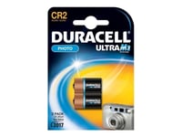Duracell Ultra M3 CR2 - Kamerabatteri 2 x CR2 - Li