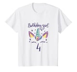 Youth I am already 4 years unicorn birthday girl T-Shirt