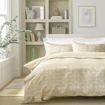 Habitat Distressed Jacquard Golden Bedding Set - Single Gold