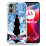 Cokitec Coque Renforcée pour Motorola G24 4G Manga Bleach Lune