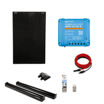 Solcellspaket Mono PERC 130W All black + Victron SmartSolar MPPT 75/10