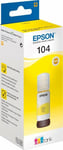 Epson 104 EcoTank Yellow Ink Bottle