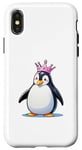 Coque pour iPhone X/XS Costume incroyable de pingouin pour les fans de l'Arctique