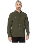 Fjallraven Övik Cord Shirt M Long Sleeved T-Shirt - Green, X-Small