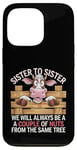 Coque pour iPhone 13 Pro Sister to Sister We will Aways Be A Couple of Nuts