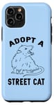 iPhone 11 Pro Funny Adopt a Street Cat Possum Lover Case