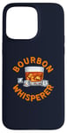 Coque pour iPhone 15 Pro Max Costume humoristique Bourbon Whisperer pour amateurs de whisky