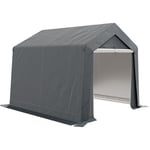 Abri de jardin, tente de stockage, 3 x 3 m, imperméable et anti-UV, cadre en acier galvanisé et grande porte, abri de vélo garage pour extérieur,