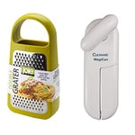 Joie Kitchen Gadgets 30598 Tower Grater, Stainless Steel, Assorted, One size & Culinare C10015 MagiCan Tin Opener | White | Plastic/Stainless Steel | Manual Can Opener