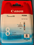 Original Canon CLI-8C Cyan Ink Cartridge (CLI-8), NEW & SEALED