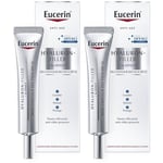 Eucerin® HYALURON-FILLER + 3x EFFECT Contour des Yeux Anti-Âge SPF 15 2x15 ml