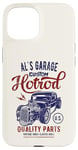 Coque pour iPhone 15 Al's Hotrod Garage Classic Car Custom Al Design